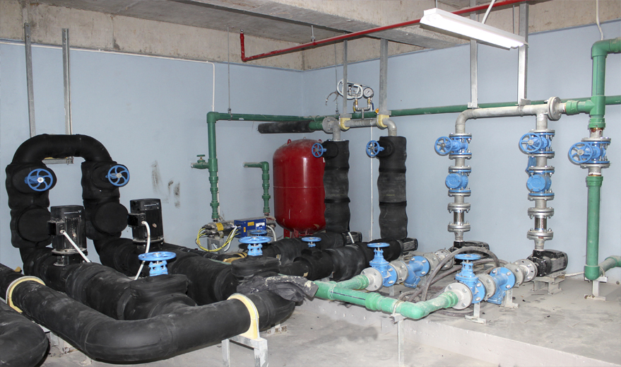 Lắp đặt hệ thống ống cấp nước nóng