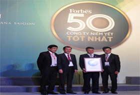 Tập đoàn Hà Đô vào top 50 công ty niêm yết tốt nhất Việt Nam năm 2015 do tạp chí FORBES Việt Nam bình chọn