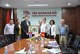 Tập đoàn Hà Đô làm việc với đại diện đặc khu kinh tế MARIEL ZONA - CỘNG HÒA CUBA
