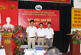 Đại hội chi bộ Công ty CP Cơ điện XD- TBCN Hà Đô, Nhiệm kỳ 2015 – 2018