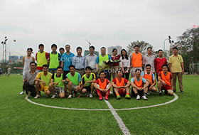 Đoàn thanh niên công ty giao lưu đá bóng chào mừng ngày thành lập đoàn thanh niên Cộng Sản HCM 26-3