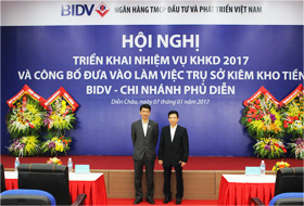 Ngân hàng BIDV tổ chức lễ khai trương trụ sở làm việc kiêm kho tiền chi nhánh BIDV Phủ Diễn - Nghệ An
