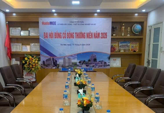 Công ty Cổ phần Cơ điện xây dựng – Thiết bị Công Nghiệp Hà Đô tổ chức đại hội đồng cổ đông thường niên năm 2026